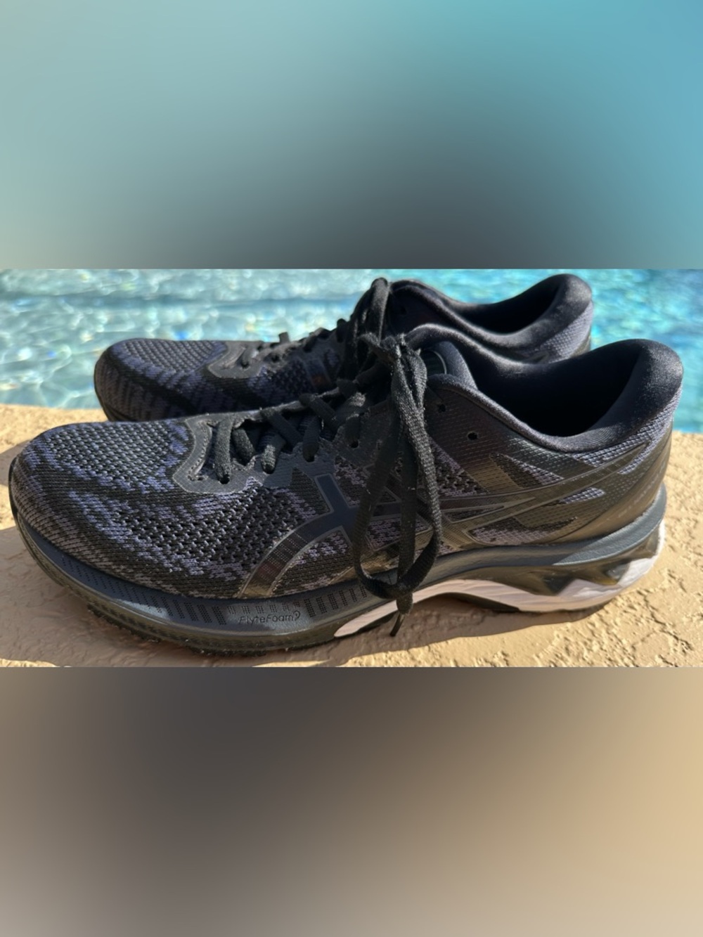 Asics GEL Kayano 27 Black Gray Running Shoes 1012A715 Women’s Shoes Size 11.5